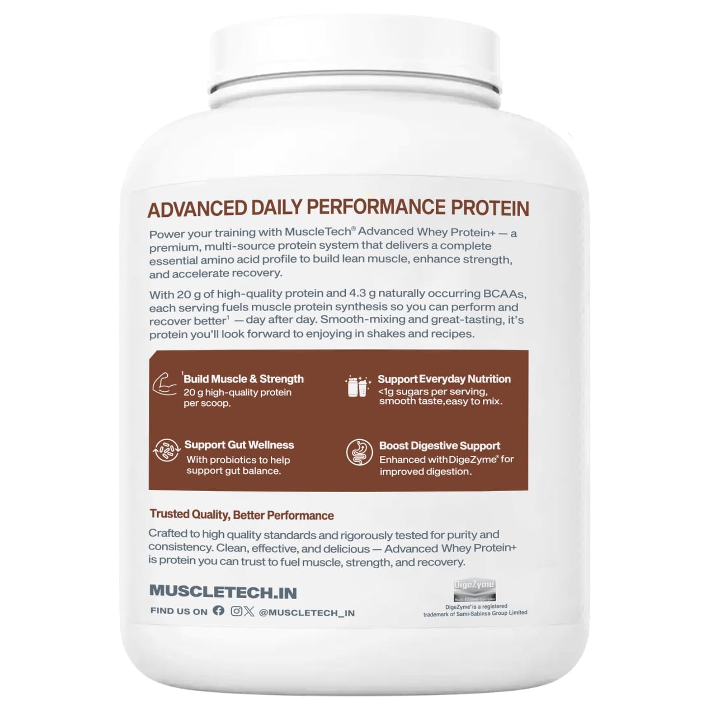 MuscleTech Advanced Whey Protein+