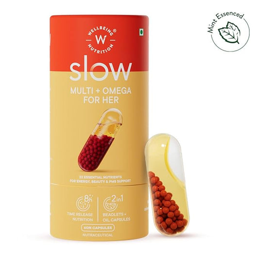 Wellbeing Nutrition Slow Multi + Omega for Her