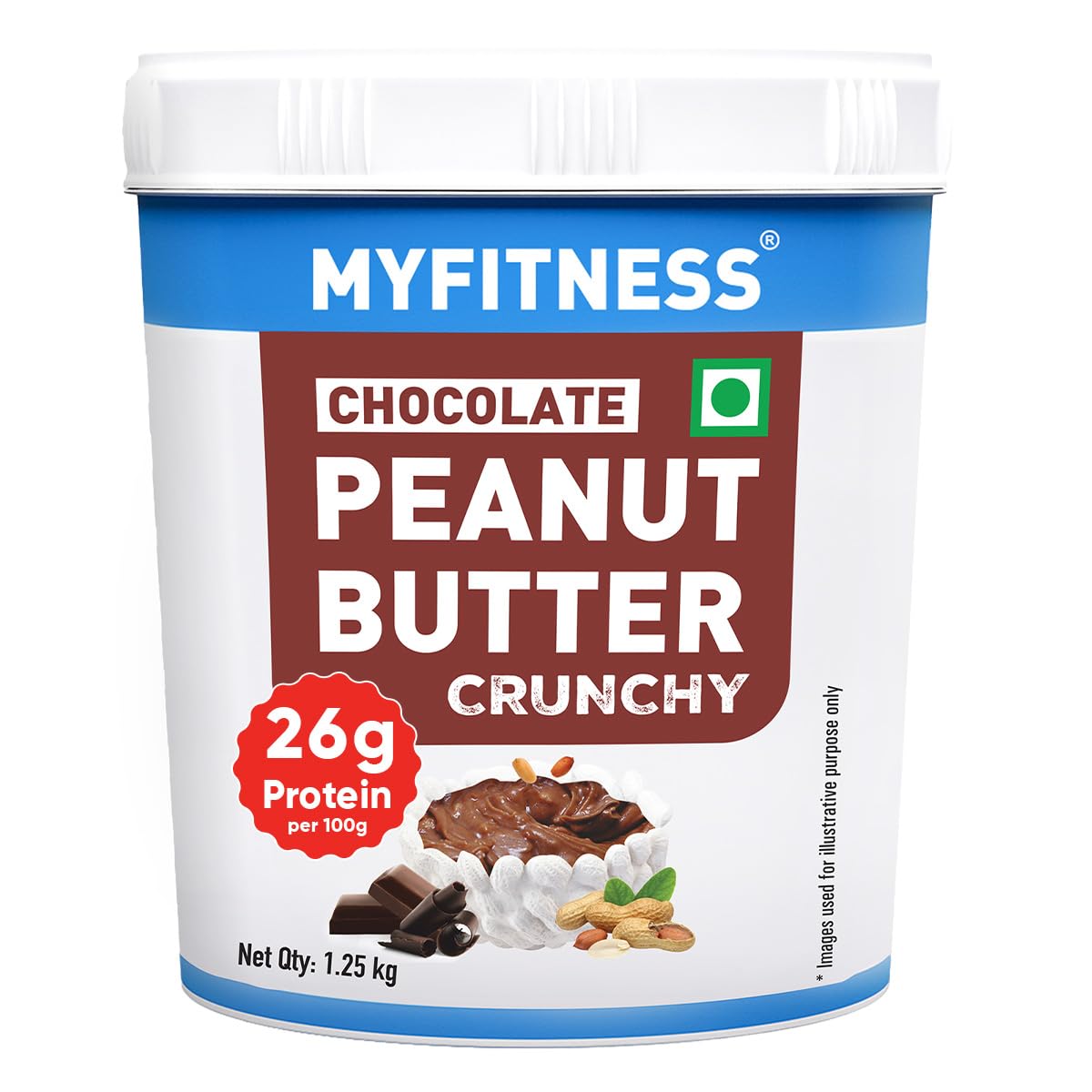 MYFITNESS Peanut Butter Chocolate Spread Crunchy