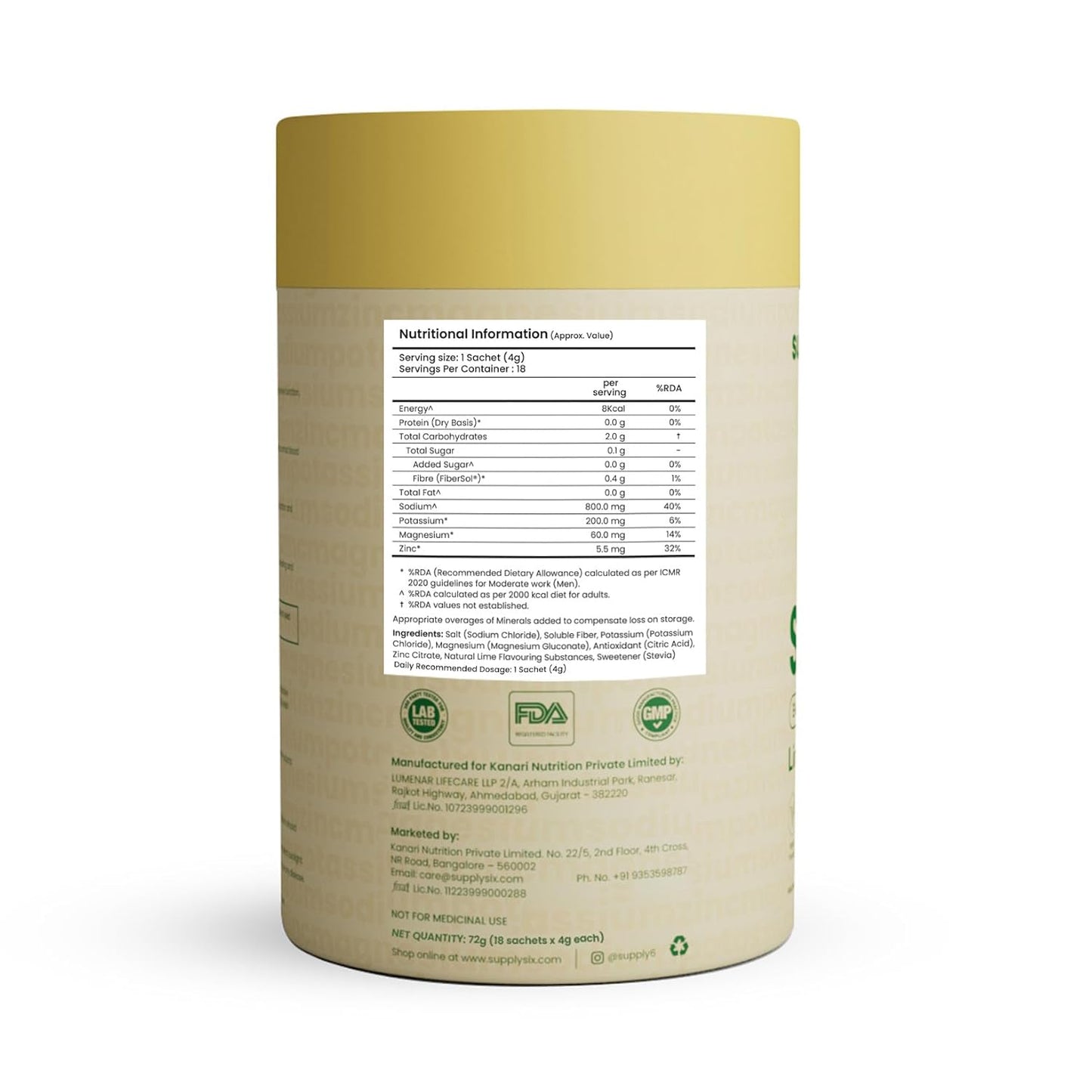 Supply6 Salts – Electrolyte Mix