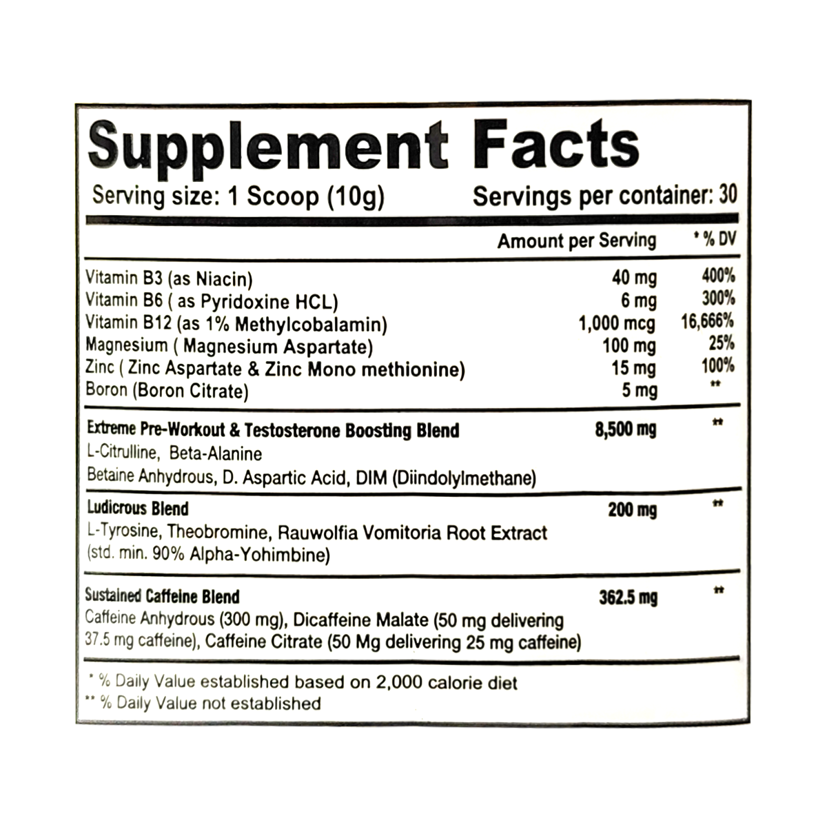 Terror Labz Joker Pre-Workout