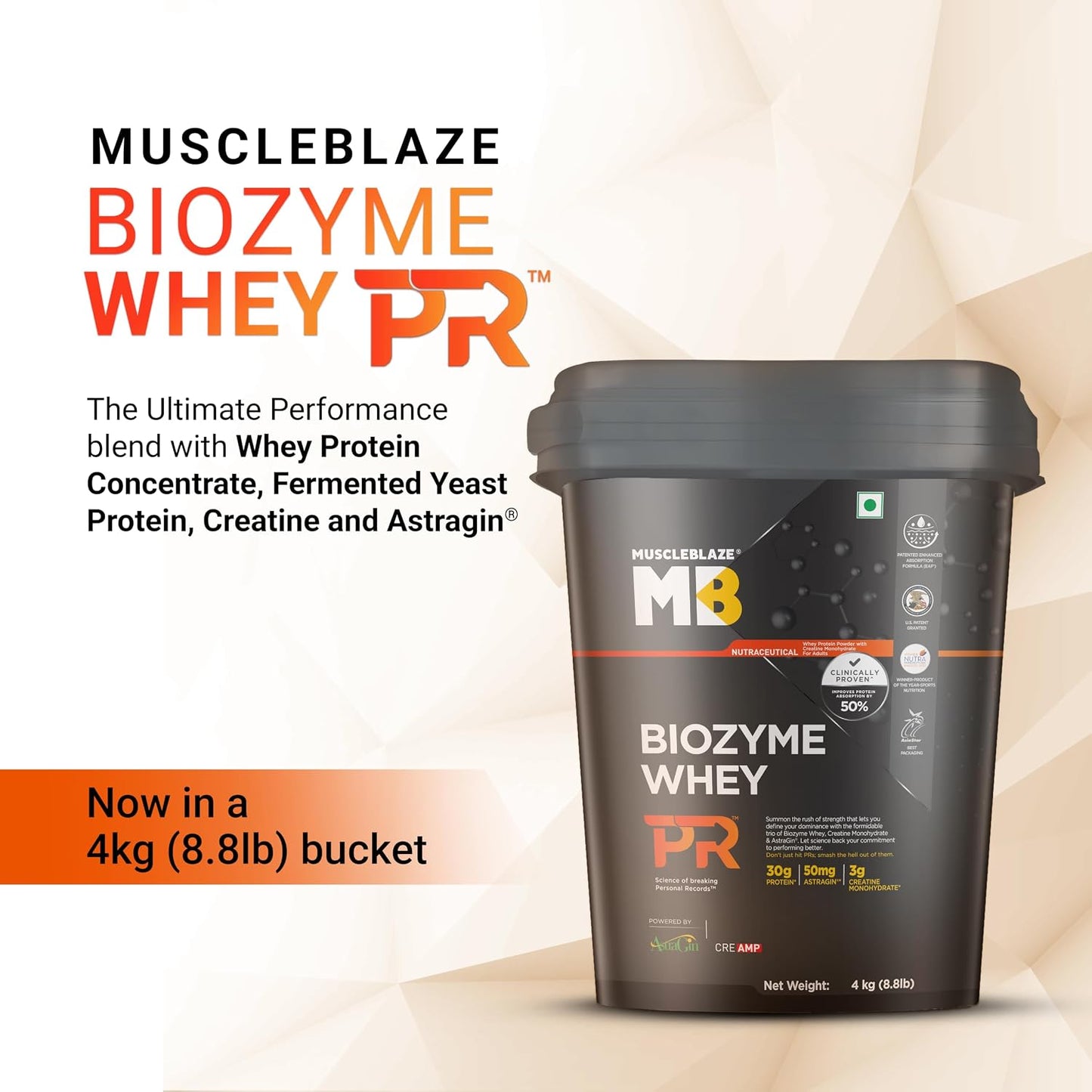 MuscleBlaze Biozyme Whey PR