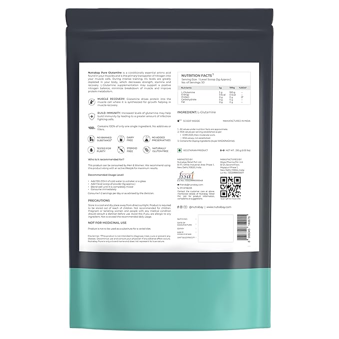 Nutrabay Pure L-Glutamine Powder