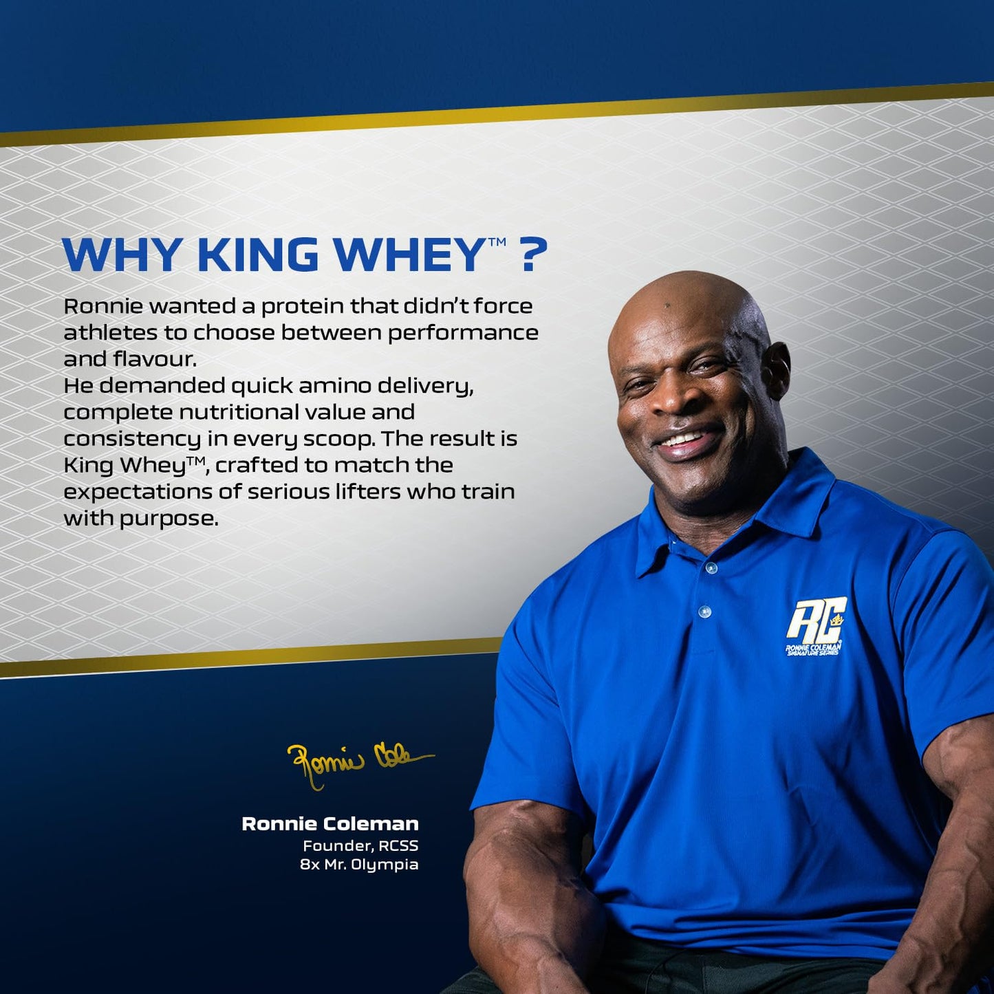 Ronnie Coleman Signature Series King Whey Protein