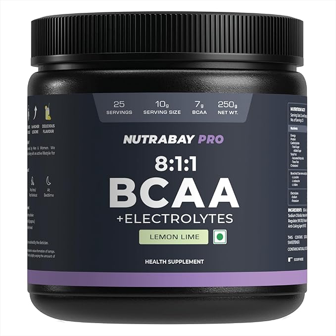 Nutrabay PRO BCAA 8:1:1 with Electrolytes