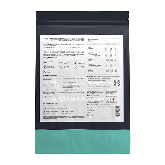 Nutrabay Pure 100% Raw Whey Protein Concentrate