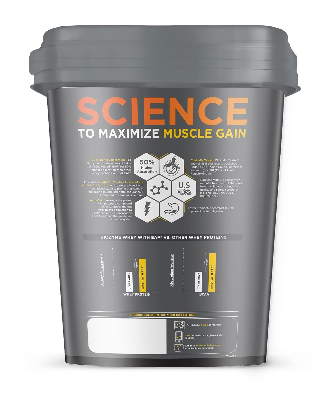 MuscleBlaze Biozyme Whey PR