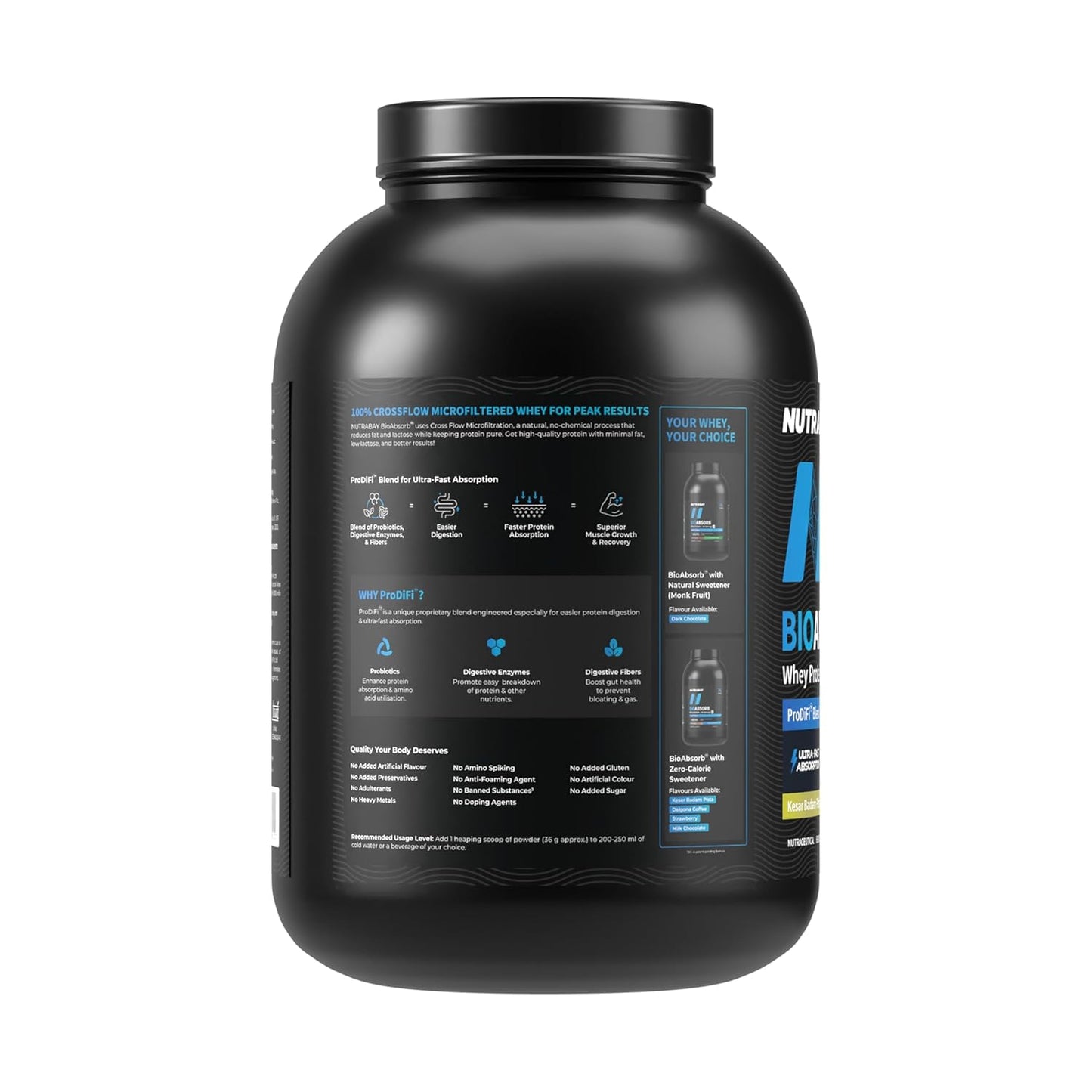 Nutrabay BioAbsorb™ Whey Protein Powder