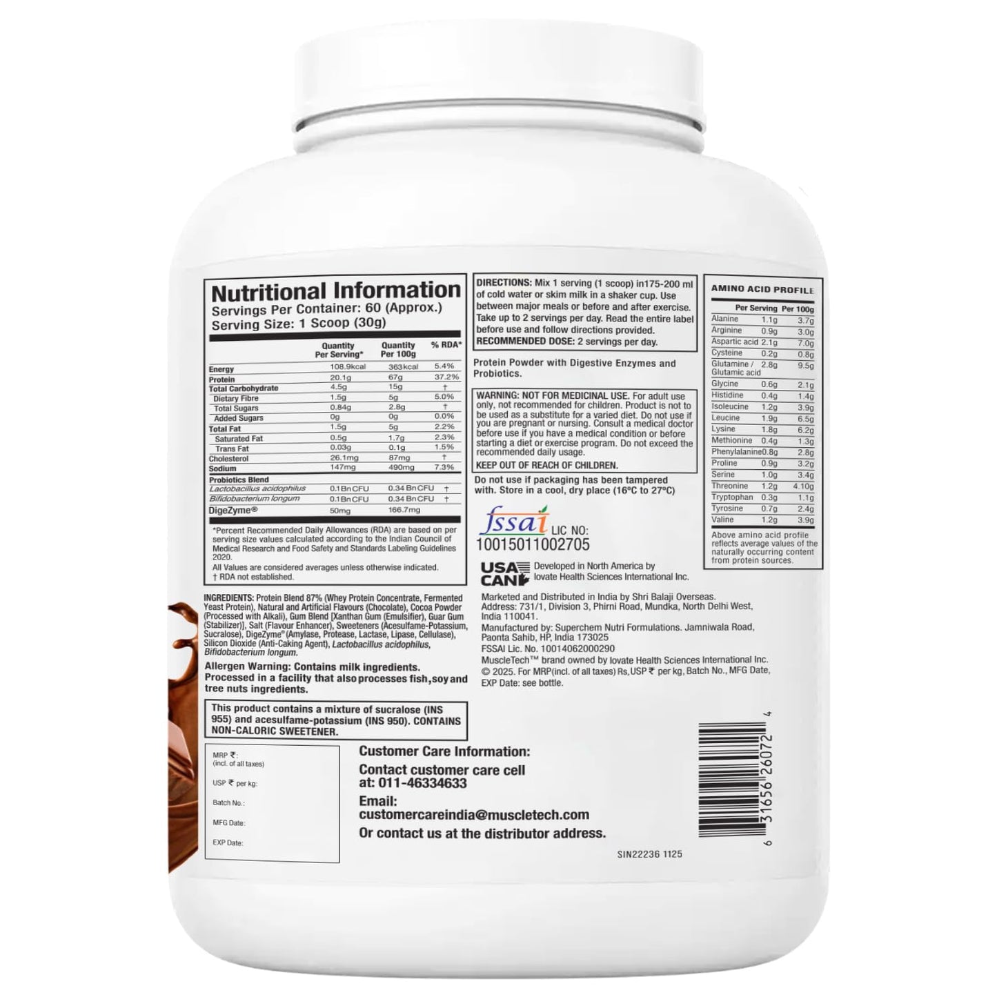 MuscleTech Advanced Whey Protein+