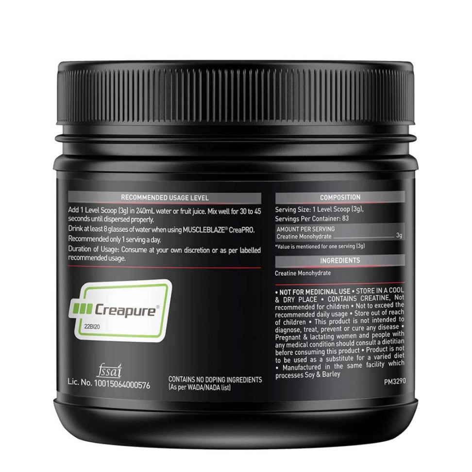 MuscleBlaze CreaPRO Creatine with Creapure® Powder
