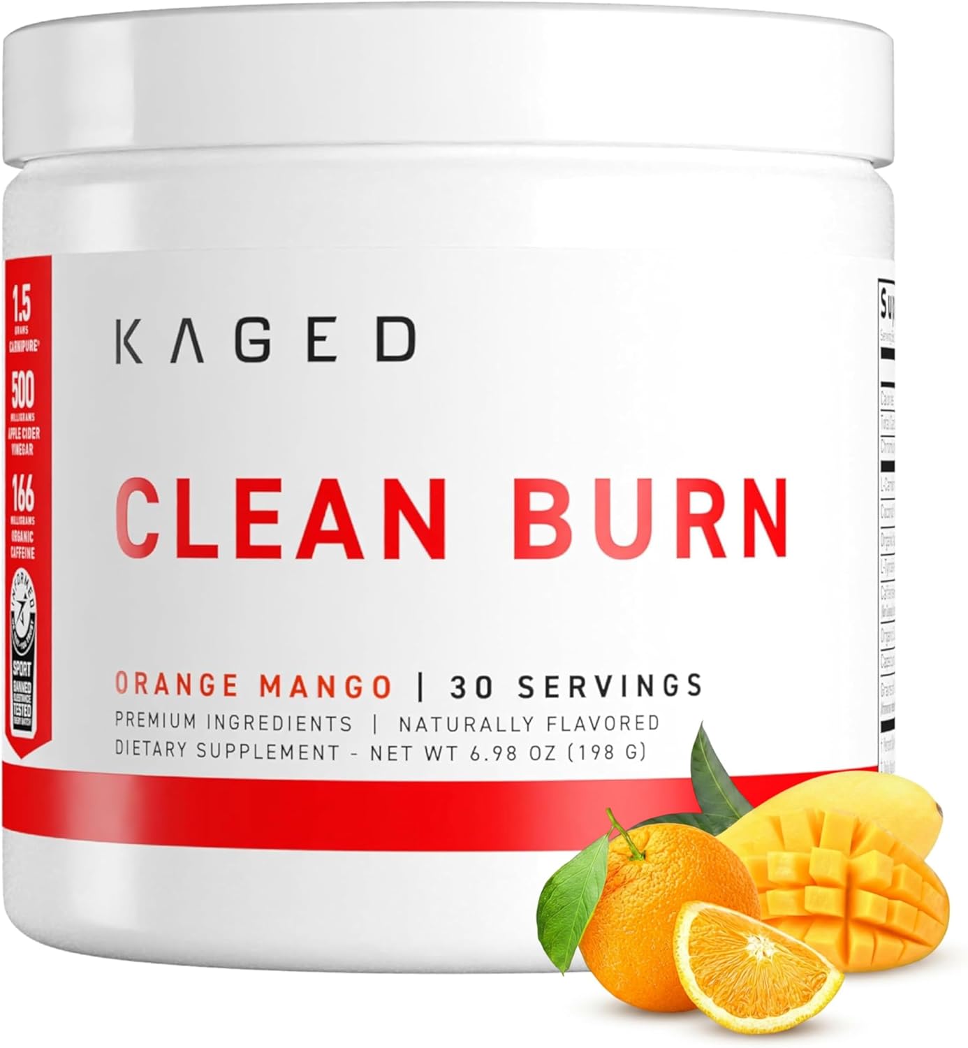 Kaged Clean Burn Thermogenic Fat Burner