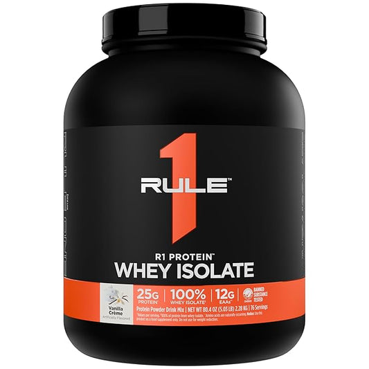 Rule 1 R1 Protein – 100% Whey Isolate