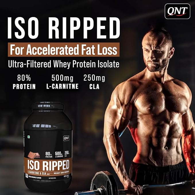 QNT ISO Ripped Whey Protein Isolate Powder