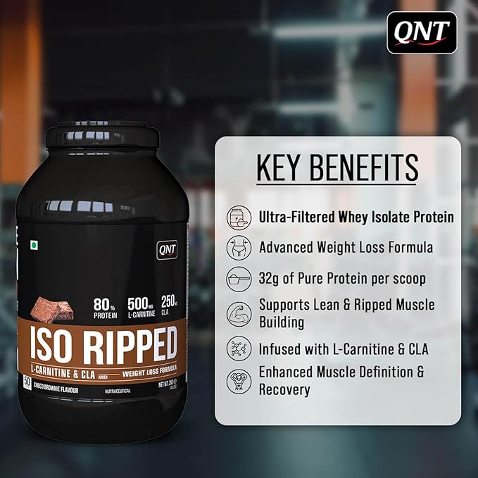 QNT ISO Ripped Whey Protein Isolate Powder