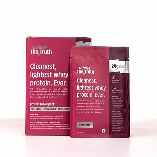 The Whole Truth Whey Protein Isolate + Concentrate - Travel Pack