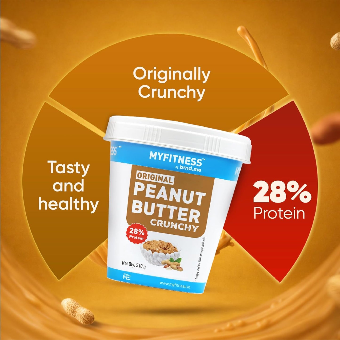 MYFITNESS Original Classic Peanut Butter Crunchy