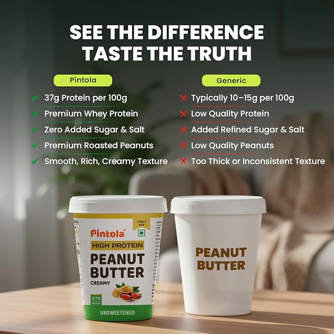 Pintola All-Natural High Protein Peanut Butter