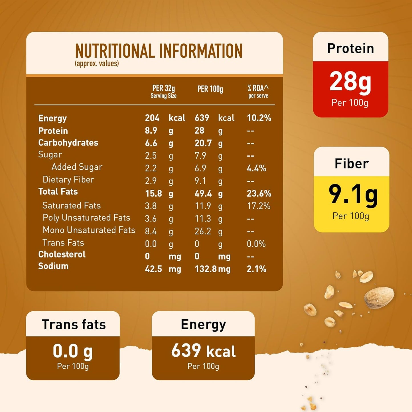 MYFITNESS Original Classic Peanut Butter Crunchy