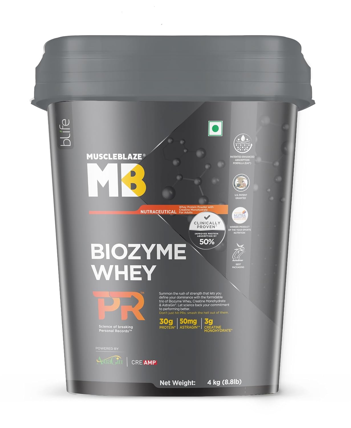 MuscleBlaze Biozyme Whey PR