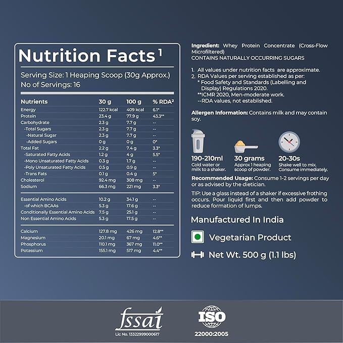 Nutrabay Pure 100% Raw Whey Protein Concentrate