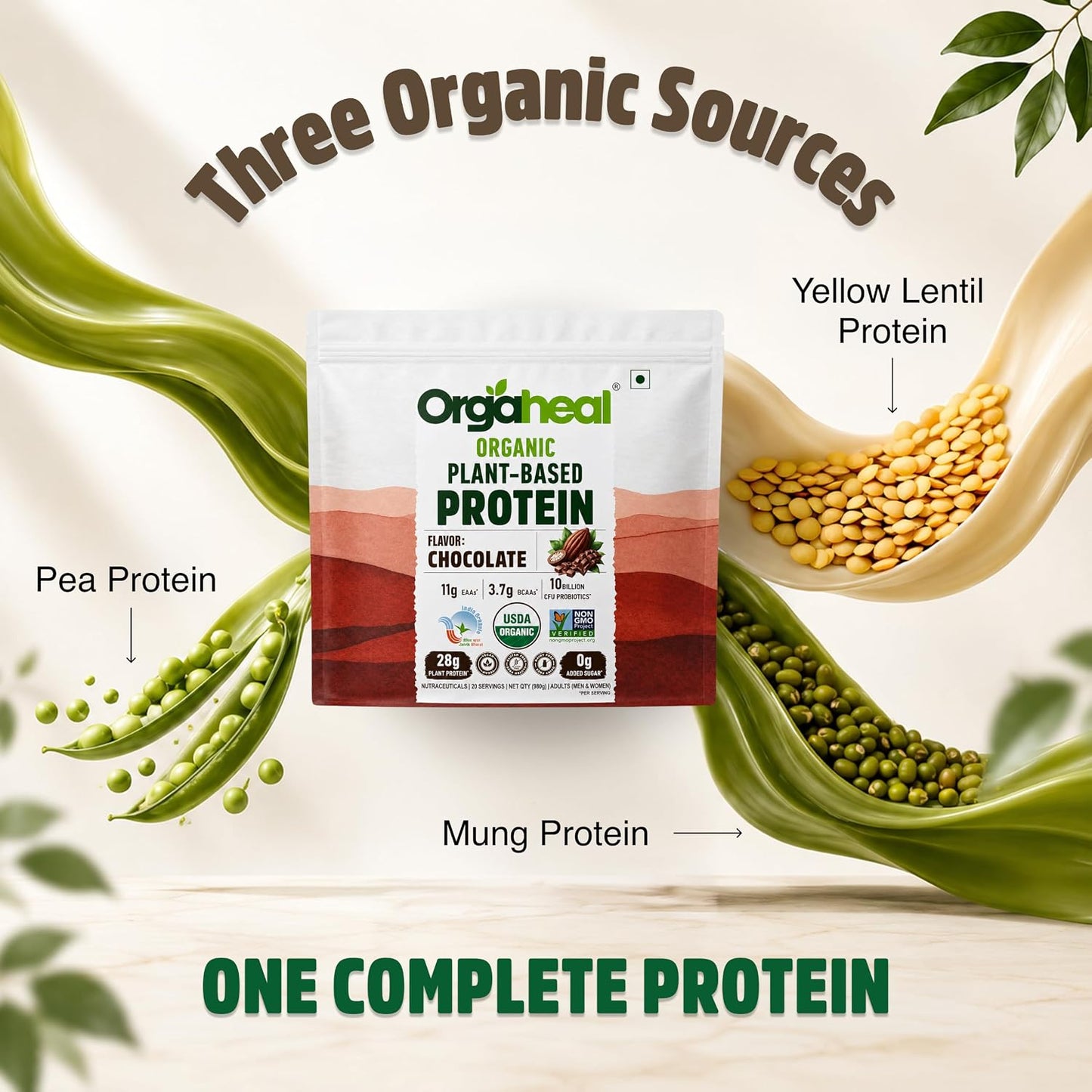 Orgaheal Organic Plant Protein Powder – 980g