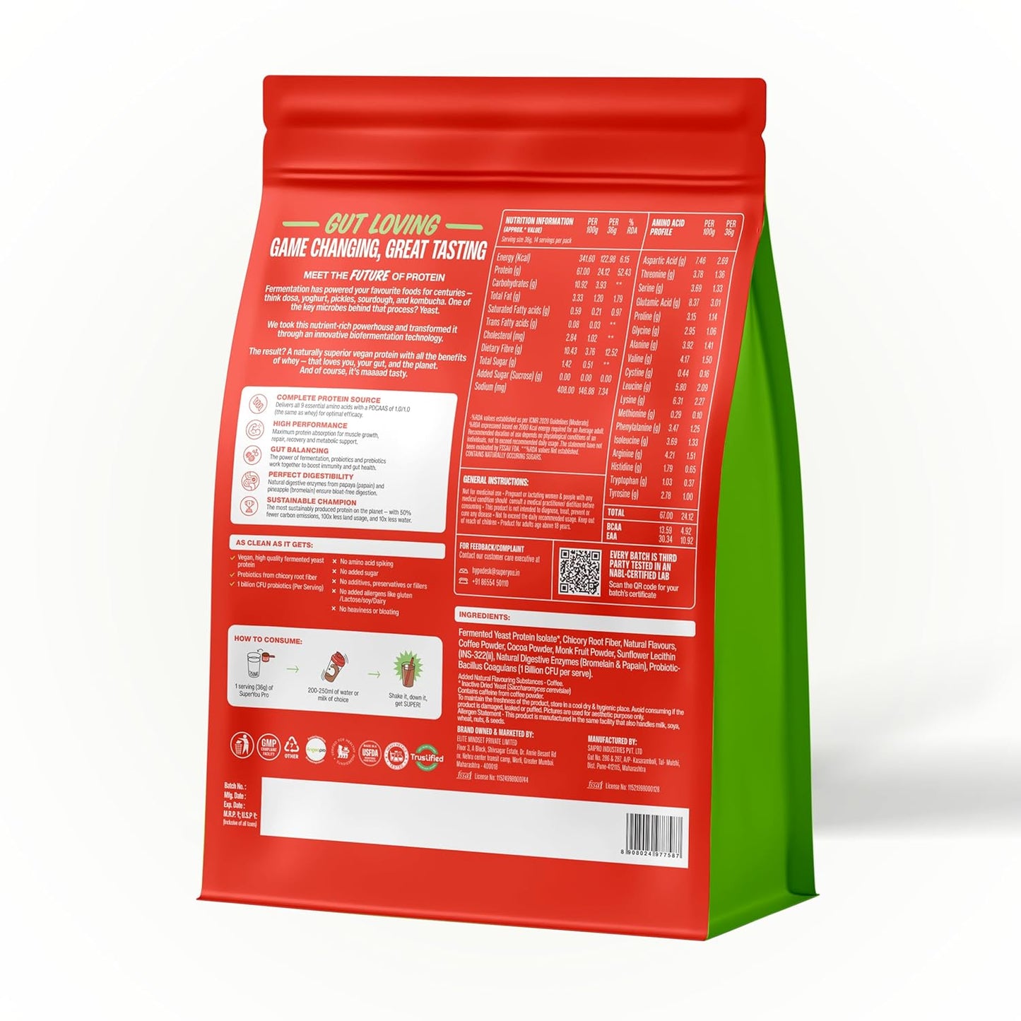 SuperYou PRO Fermented Yeast Protein Isolate