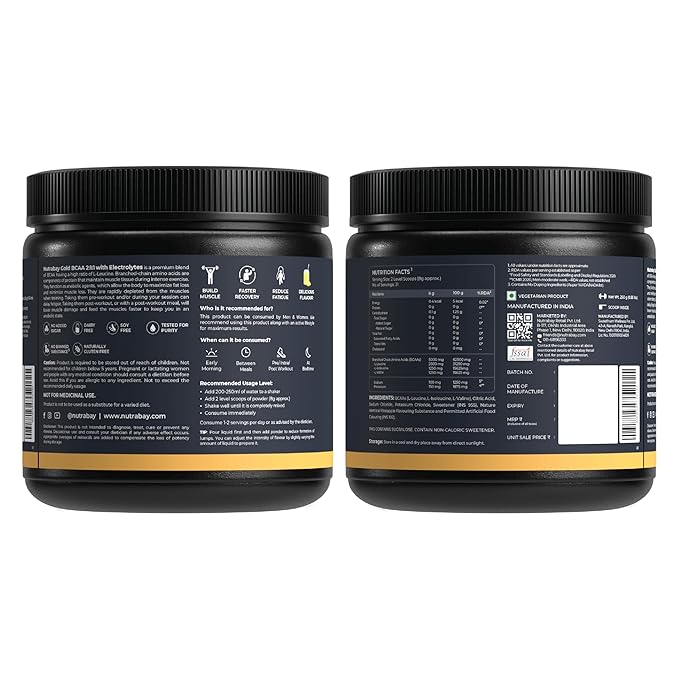 Nutrabay Vegan BCAAs with Electrolytes