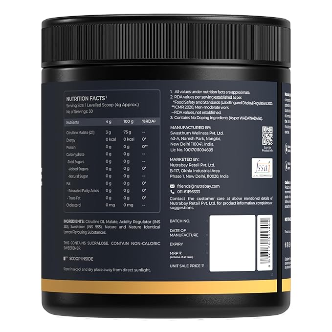 Nutrabay Gold Citrulline Malate 2:1