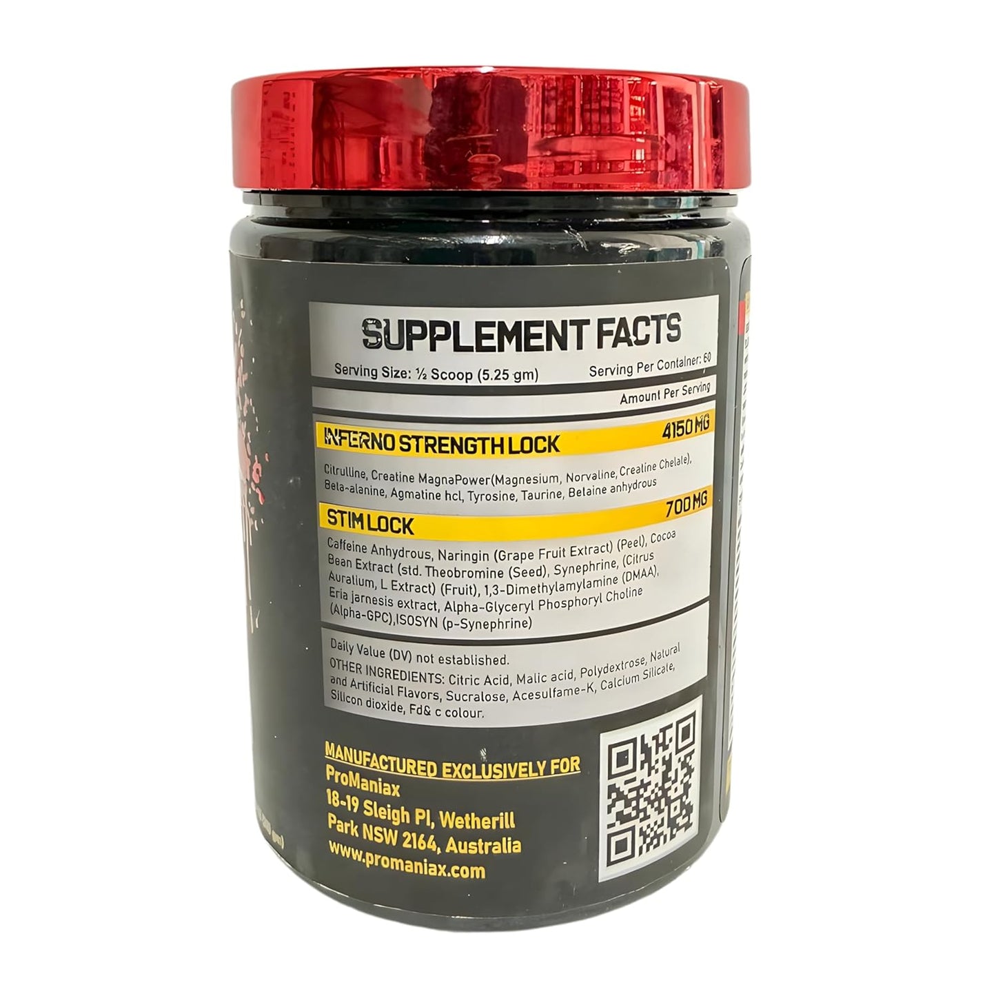 Blood Lock Inferno Stim-Loaded Pre-Workout