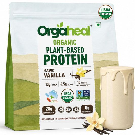 Orgaheal Organic Plant Protein Powder – 980g - Vanilla