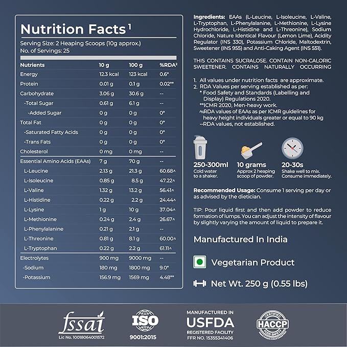 Nutrabay Pro EAAs with Electrolytes
