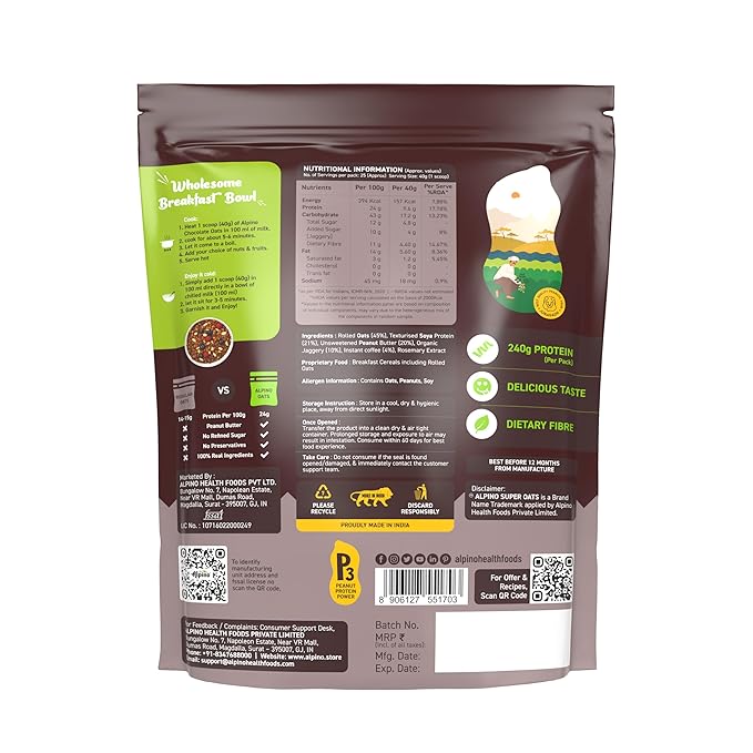 ALPINO 24% High Protein Super Oats
