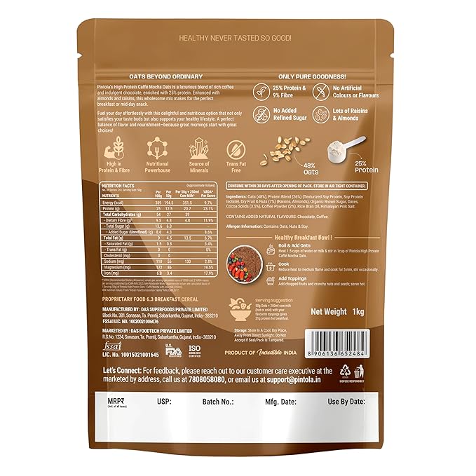 Pintola High Protein Oats