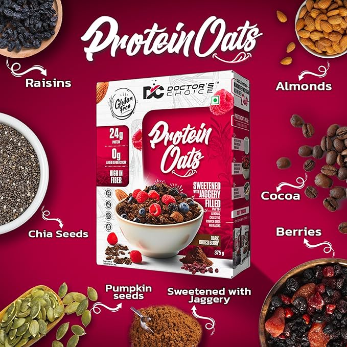 DOCTORS CHOICE High Protein Oats - (750g)
