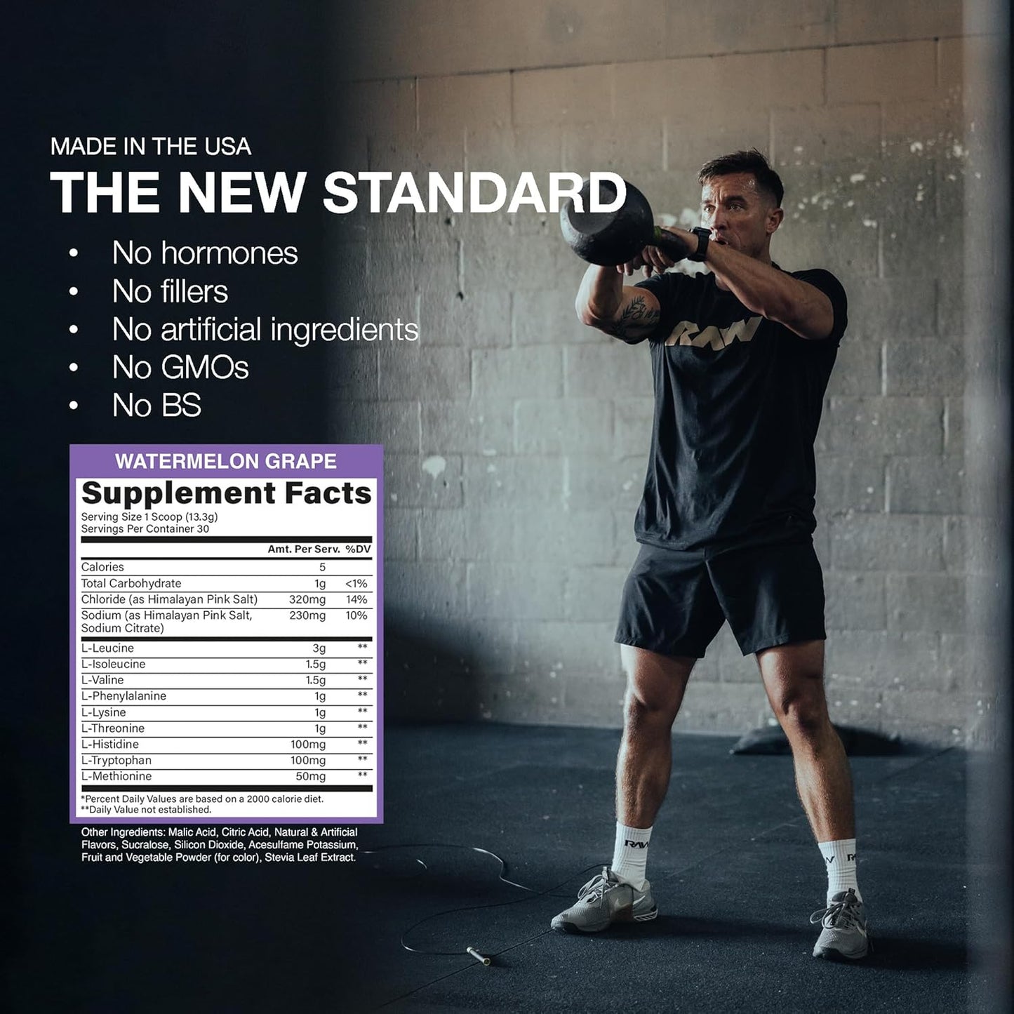 RAW Nutrition EAA+ Amino Acids Powder