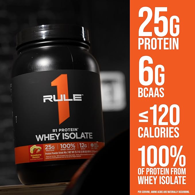 Rule 1 R1 Protein – 100% Whey Isolate