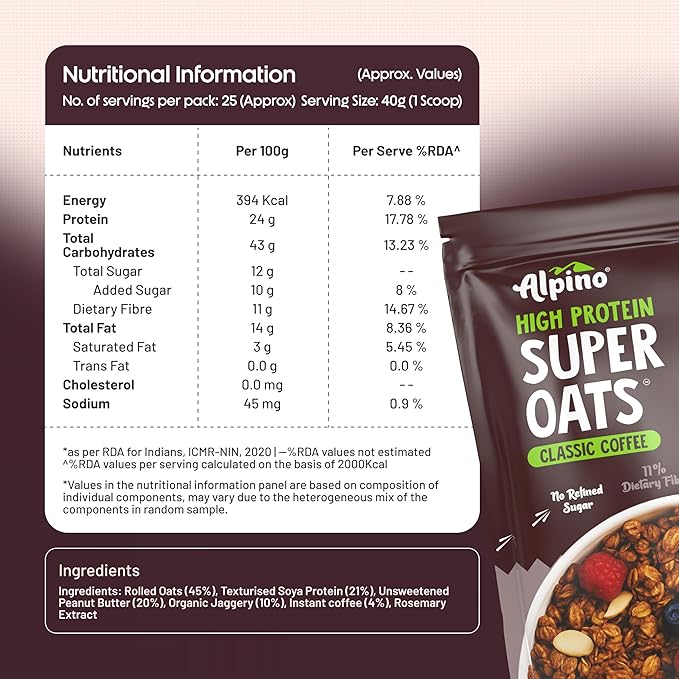 ALPINO 24% High Protein Super Oats