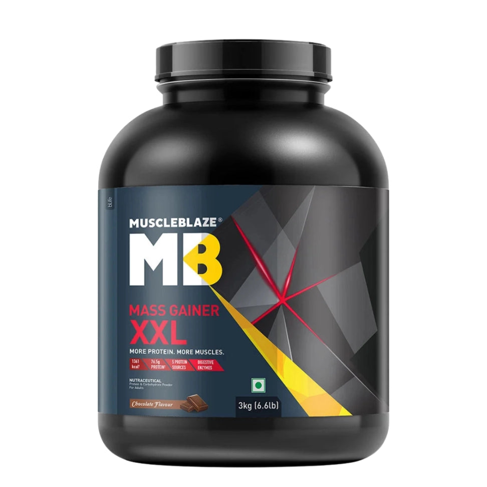 MuscleBlaze Mass Gainer XXL with Complex Carbs & Proteins
