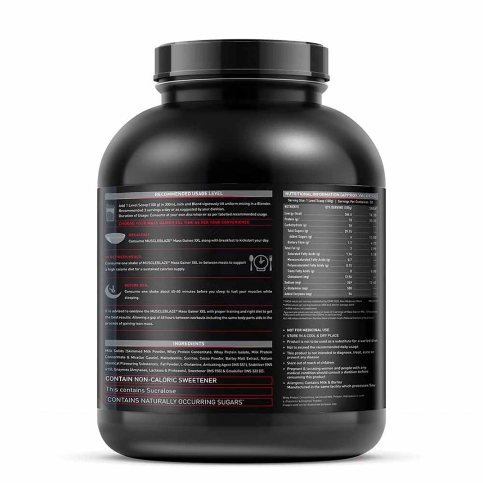 MuscleBlaze Mass Gainer XXL with Complex Carbs & Proteins