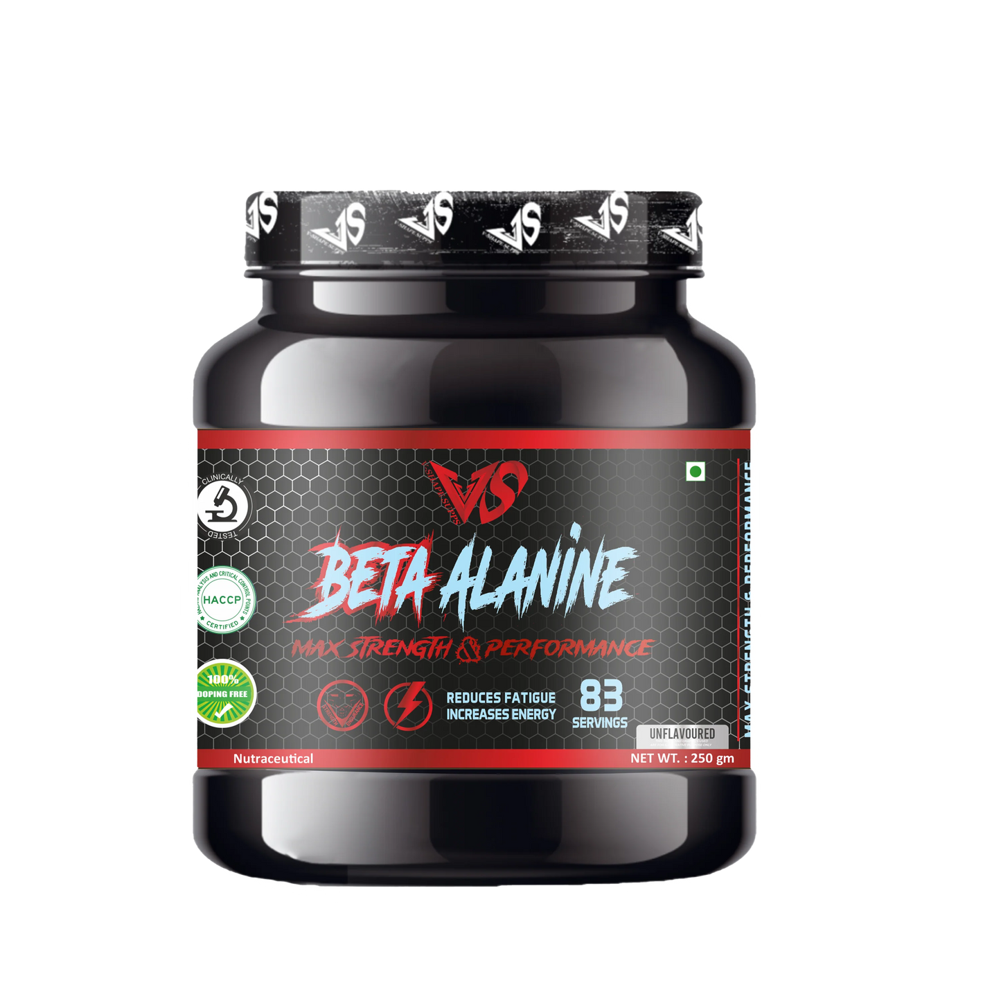 V-Shape Supps Beta Alanine 250g (83 Servings)