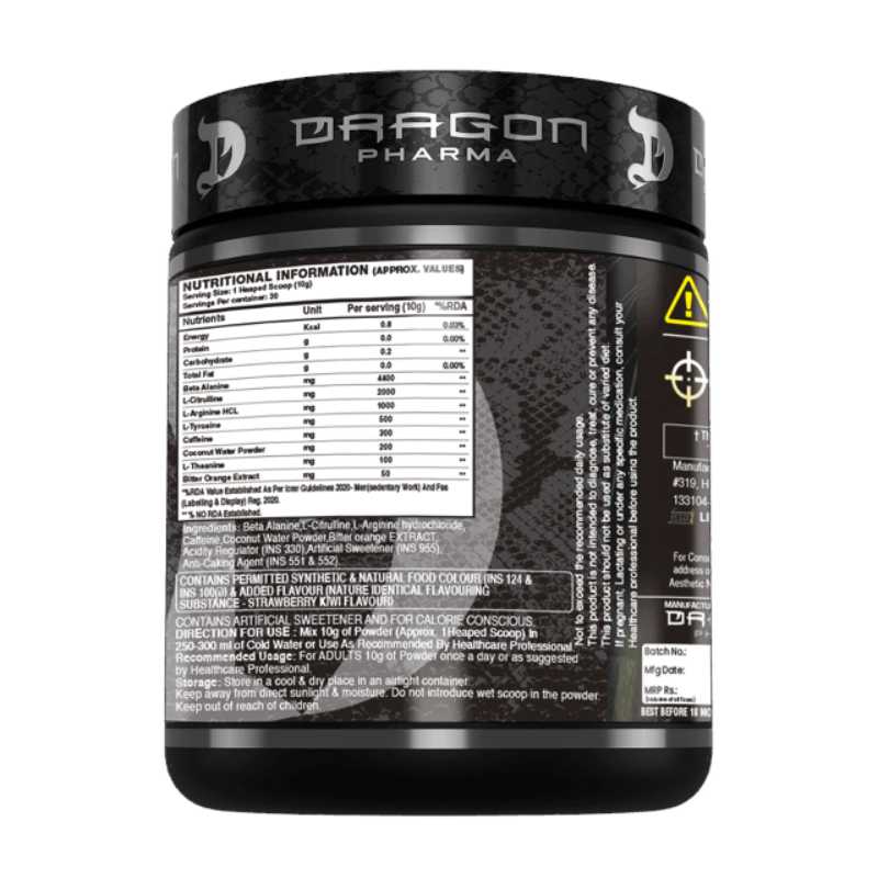 Dragon Pharma Venom Extreme Potency Pre-Workout