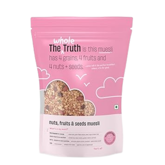The Whole Truth – Breakfast Muesli | Nuts, Fruits & Seeds | 350g