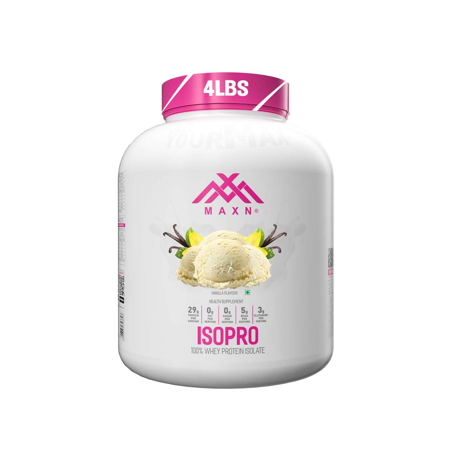 MAXN IsoPro Whey Protein Isolate Powder