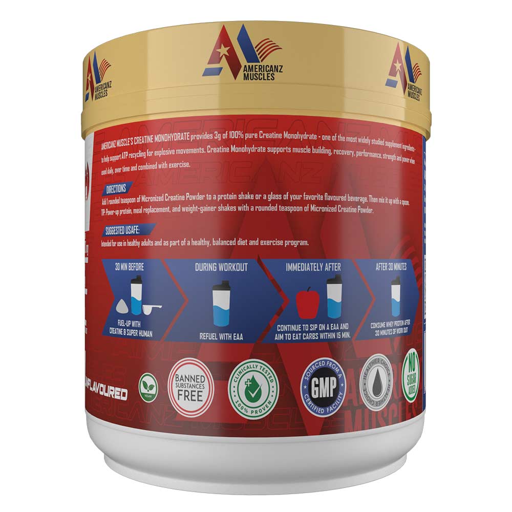 Americanz Muscles Creatine Monohydrate