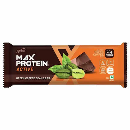 RiteBite Max Protein Active Green Coffee Beans Bars - 20g Protein