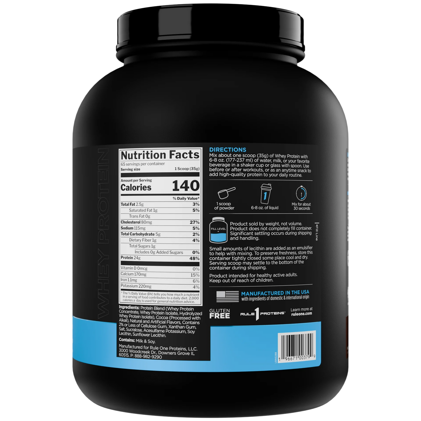 Rule 1 R1 Whey Protein Blend